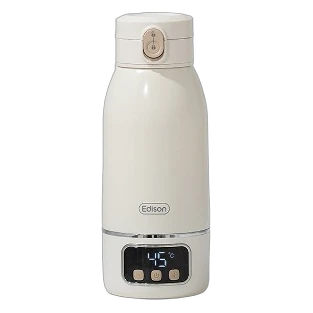 에디슨 휴대용 무선 원터치 가열 분유 보온병 500ml