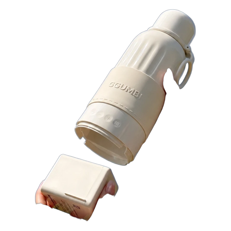 꿈비 분리형 휴대용 분유포트 100도가열 500ml