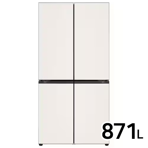 LG 디오스 AI 오브제컬렉션 더블매직스페이스 4도어 871L M876GBB231